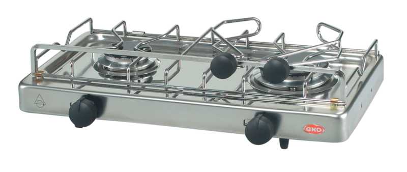 Réchaud à gaz 2 feux puissance 1,75 et 2,5kw consommation 309 g/h Réchaud à gaz 2 feux puissance 1,75 et 2,5kw consommation 309 g/h