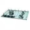 Table de cuisson encastrable inox 2 feux sans allumage