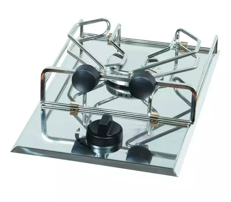 Table encastrable 3 feux inox avec allumeur