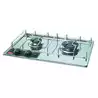Table de cuisson encastrable inox 2 feux avec allumeur