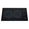 Table de cuisson vitrocéramique 2 feux tactile 240V encastrable