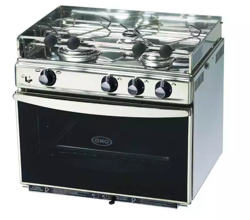Cuisinière inox 2 feux avec four Grand Large