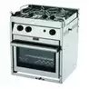 Cuisinière inox 2 feux avec four 23 Litres
