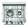 Cuisinière inox 2 feux avec four 23 Litres