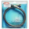 Tuyau Flexinox Marine 100mm pour coffre bouteille CE Entrée G1/4 F Sortie Olive 8mm