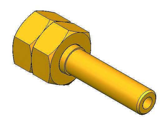 Adaptateur sortie lisse G1/4 Pipe 8mm raccordement cuisinières Adaptateur sortie lisse G1/4 Pipe 8mm raccordement cuisinières
