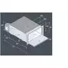 Réfrigérateur encastrable à tiroir BRK35P 35L 12/24V unité externe