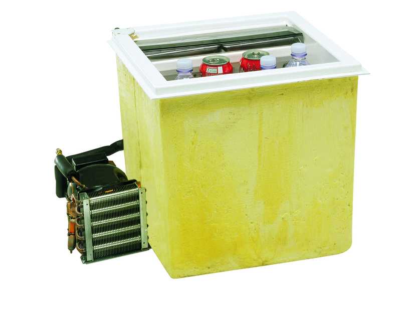 Réfrigérateur à coffres encastrés 40L 12/24V avec groupe de froid séparé