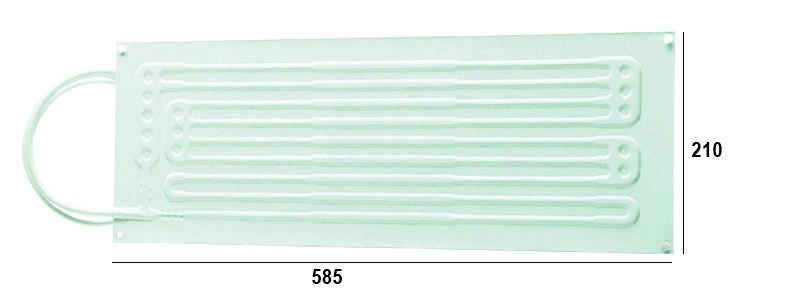 Evaporateur plaque plat 80L PT3 raccords à souder