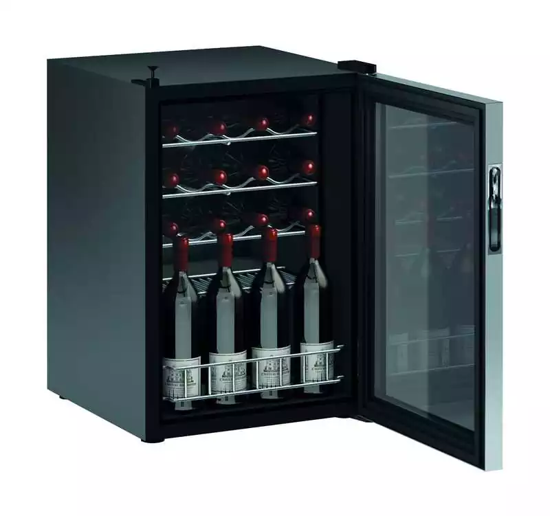 Cave à vins 20 Bouteilles DC Capacité 62 Litres 12/24/110/240V