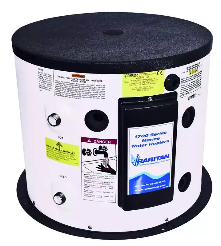 Chauffe eau vertical 220V 1250W 23L avec échangeur moteur Diam 369mm Haut 419mm