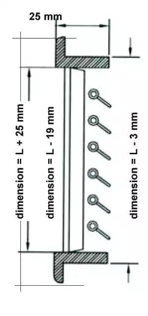 Grille de reprise en teck 35x17,5cm pour climatisation 7KBTU