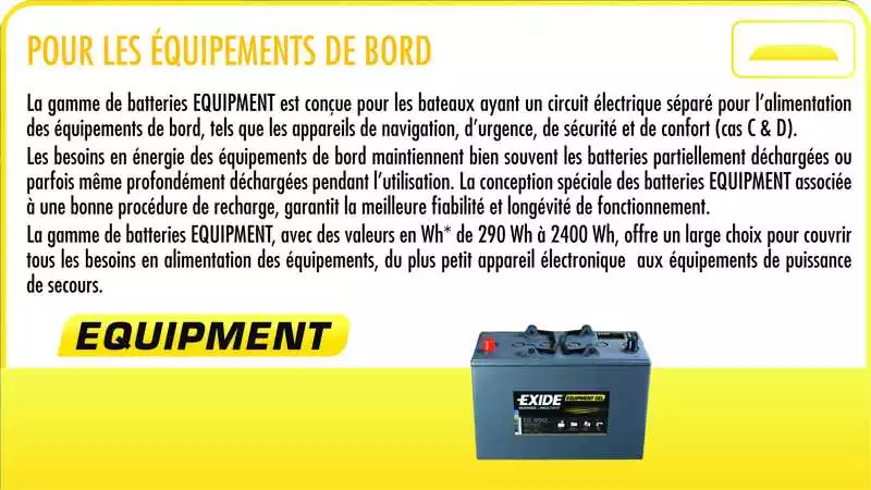 Batterie EXIDE GEL 12V 140AH dimensions 513 x 223 x 223 mm