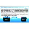 Batterie Exide Dual AGM 12V 100A dimensions 330 x 173 x 240mm