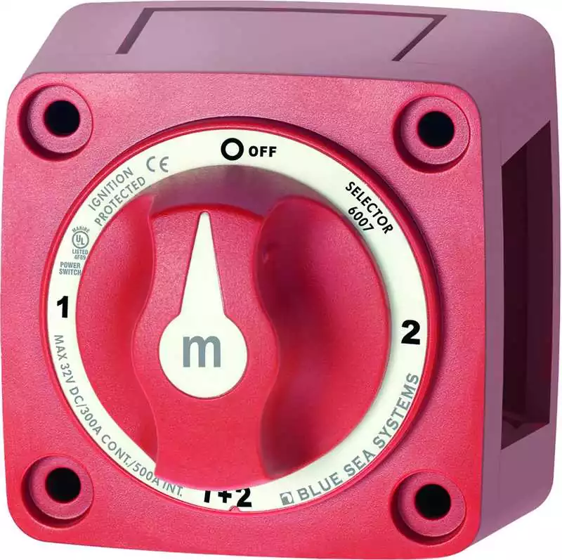 Mini coupe batterie 300A 4 positions 2 batteries