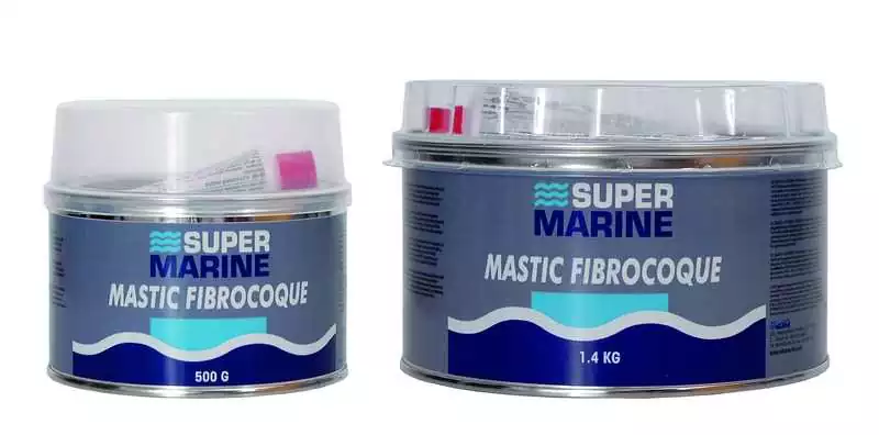 Mastic polyester 1,4Kg armé de fibres de verre Ponçable