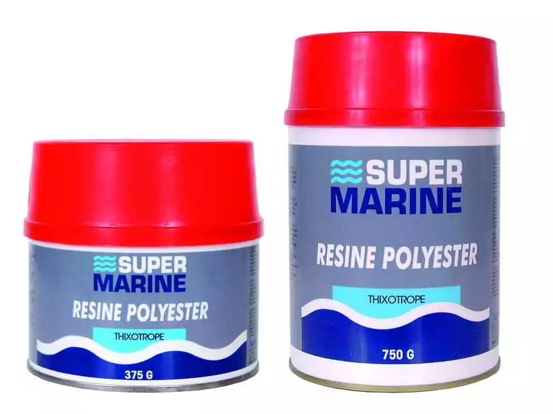 Résine polyester 375grs orthophtalique pré-accélérée et thixotropée