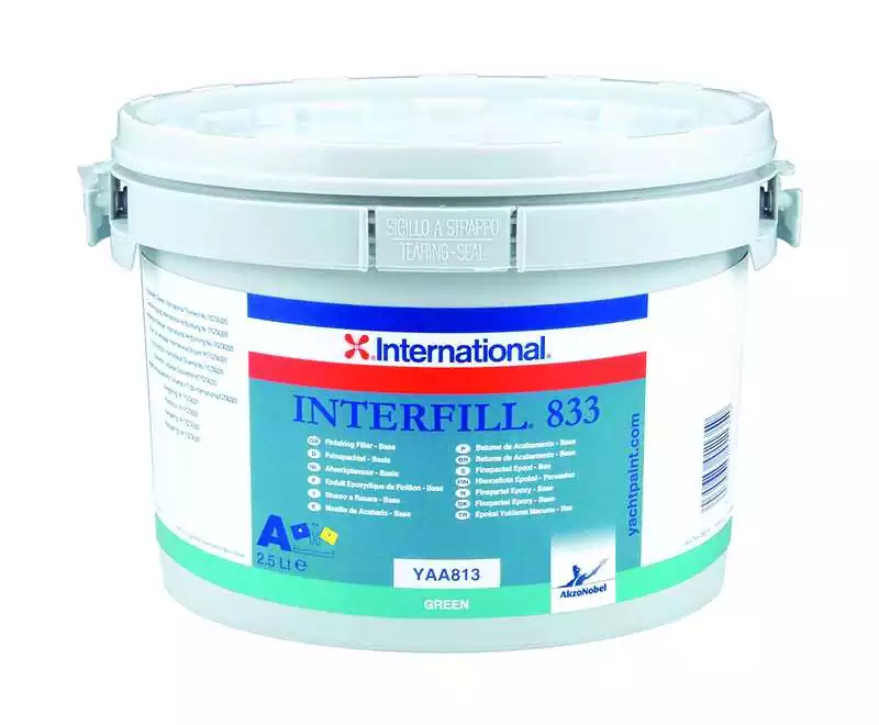 Interfill 833 base Enduit 2.5L Solution A enduit de finition facilement ponçable