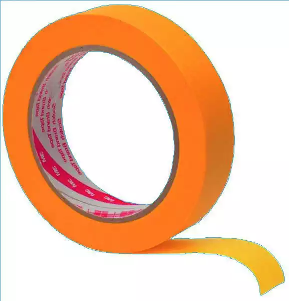 Ruban adhésif 3M 244 Jaune 48mm x 50m masquage peinture resistance 100 degrés humidité et UV