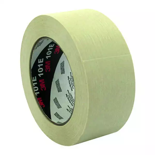 Ruban 3M masquage papier crépé 48mm x 50m Beige clair jusqu'à 60 degrés
