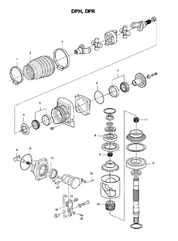 Soufflet de cardan VOLVO Embases DPH DPR origine Volvo 3594509 3808898