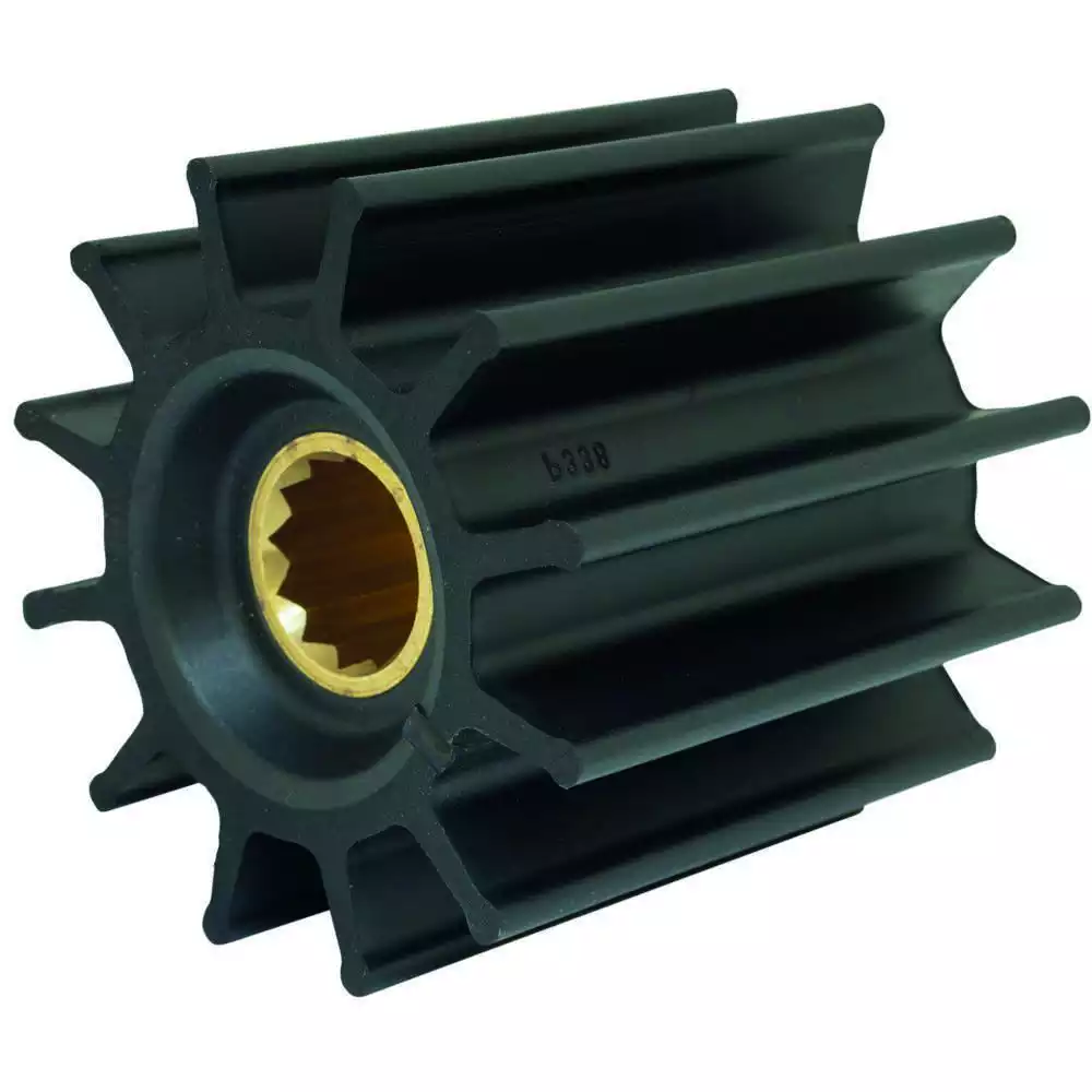 Turbine néoprene 270 MP SPL 25mm axe à cannelures 9 pales diamètre 95mm