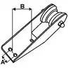 Davier simple inox Longeur 170mm Largeur 50mm Hauteur 60mm