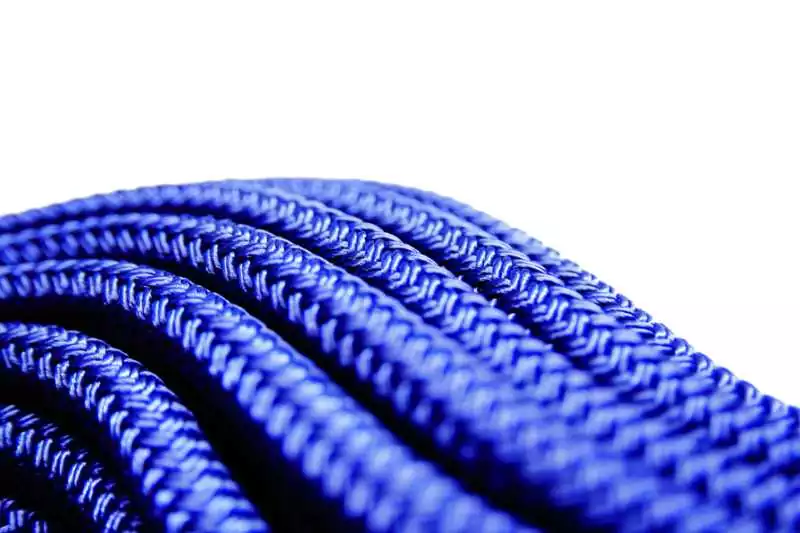 Cordage double tresse Bobine 100M BLEU Diamètre 16mm 16 fuseaux