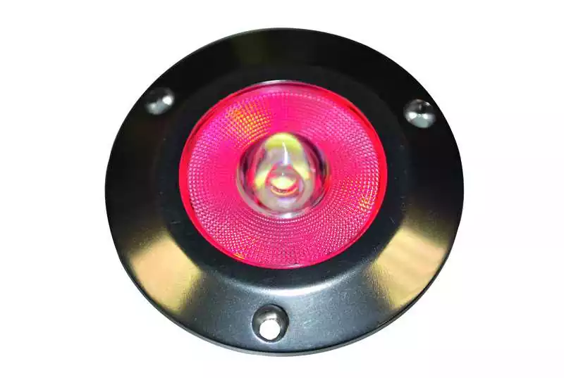 Plafonnier 1 led blanc 1W high power et 3 LED rouges