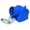 Prise marine Socle de connecteur en saillie 2 phases + terre 16A IP44