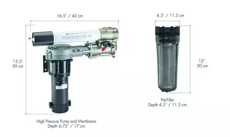 Dessalinisateur Power Survivor 40E - 12V 6L/H