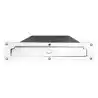 Echelle télescopique 4 marches inox rétractable