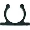 2 Clips de fixation diamètre 40 mm noir fixation par 2 vis