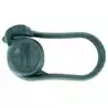 4 Mousquetons SANDOCLICK pour tresse 8mm noir