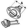 Bouchons de remplacement nable nylon blanc pour nable 004561