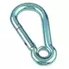 Mousqueton pompier à oeil diamètre 6mm Longueur 60mm inox A4