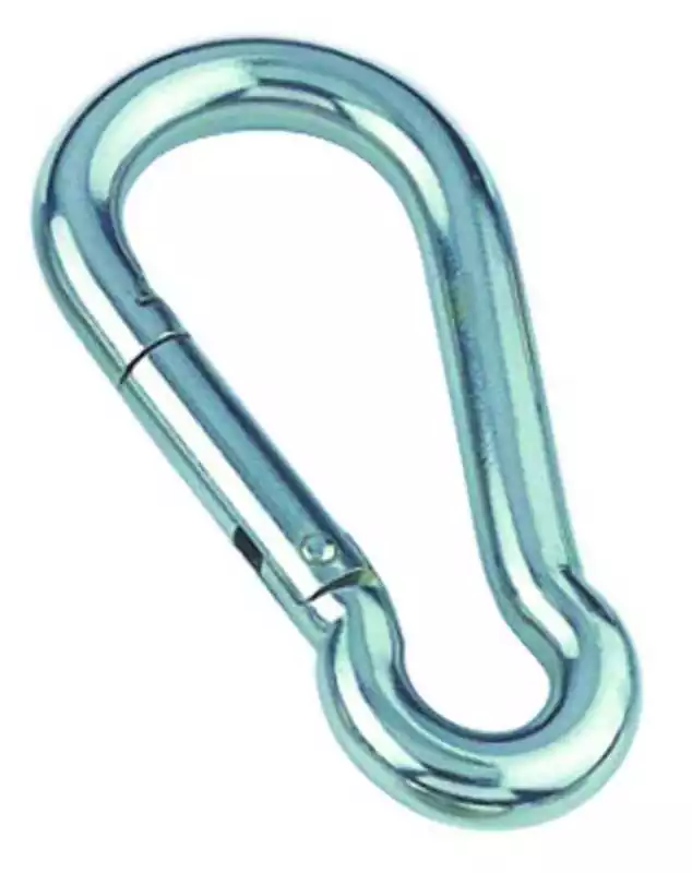 Mousqueton inox sans oeil diamètre 7mm Longueur 70mm