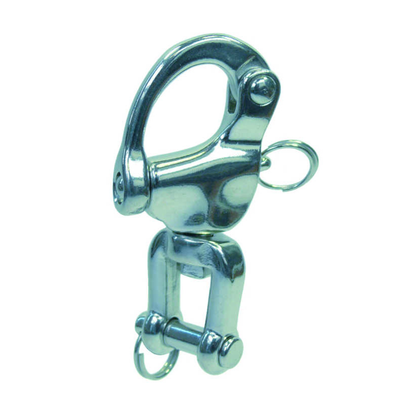 Crochet Télescopique Pour Bateau - Longueur Réglable 120 à 200 Cm - Aluminium Anodisé Avec Pointe Stable Et Patte De Suspension