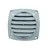 Grille aération 92 X 92mm nylon blanc