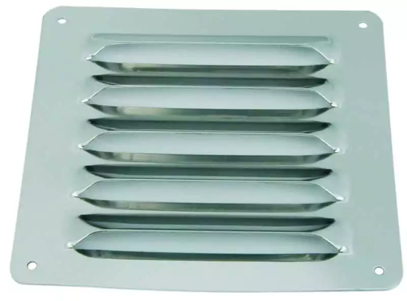 Grille aération 117 X 117 mm inox