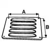 Grille aération 117 X 117 mm inox