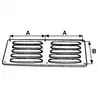 Grille aération 235 X 117 mm inox