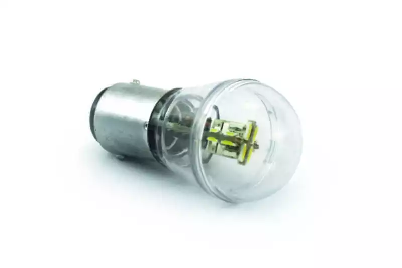 Ampoule BAY15D 12+4 LED 8V-35V 0,7W Blanc froid 51x25,5mm
