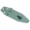 Attache capot inox Longueur 90mm Largeur 40mm charnière à cadenas