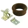 Cliquet d'équipet laiton poli complet avec passe doigt teck 34mm
