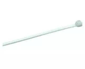 100 Colliers de câblage 4,8 x 200mm Blanc Attache rapide