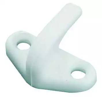 Crochet de bôme et de taud blanc 4 pièces