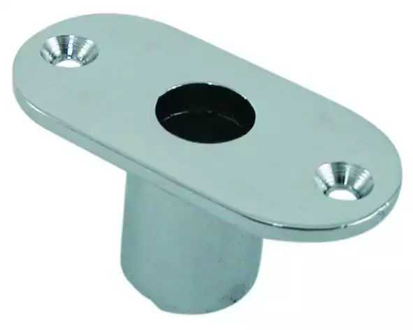 Support dame de nage laiton chromé Longueur 55mm diamètre 11mm
