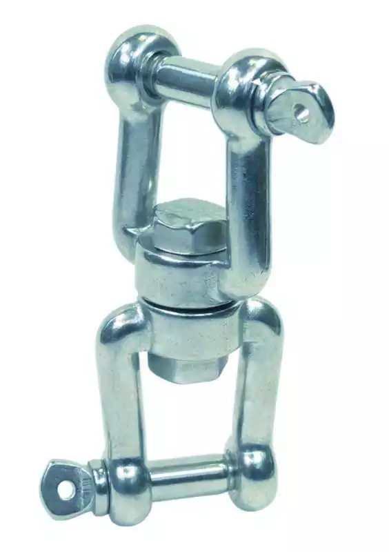 Emerillon à manille double diamètre 13mm inox 316