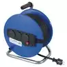 Enrouleur de câble 25m 3 x 2,5mm2 3 prises 16A IP44